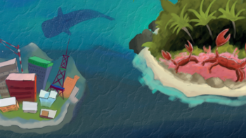 Fragment van bordspel Schip Ahoy